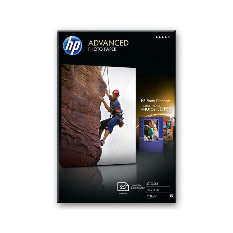 Photo Paper 10x15 - HP Advanced 25ks
